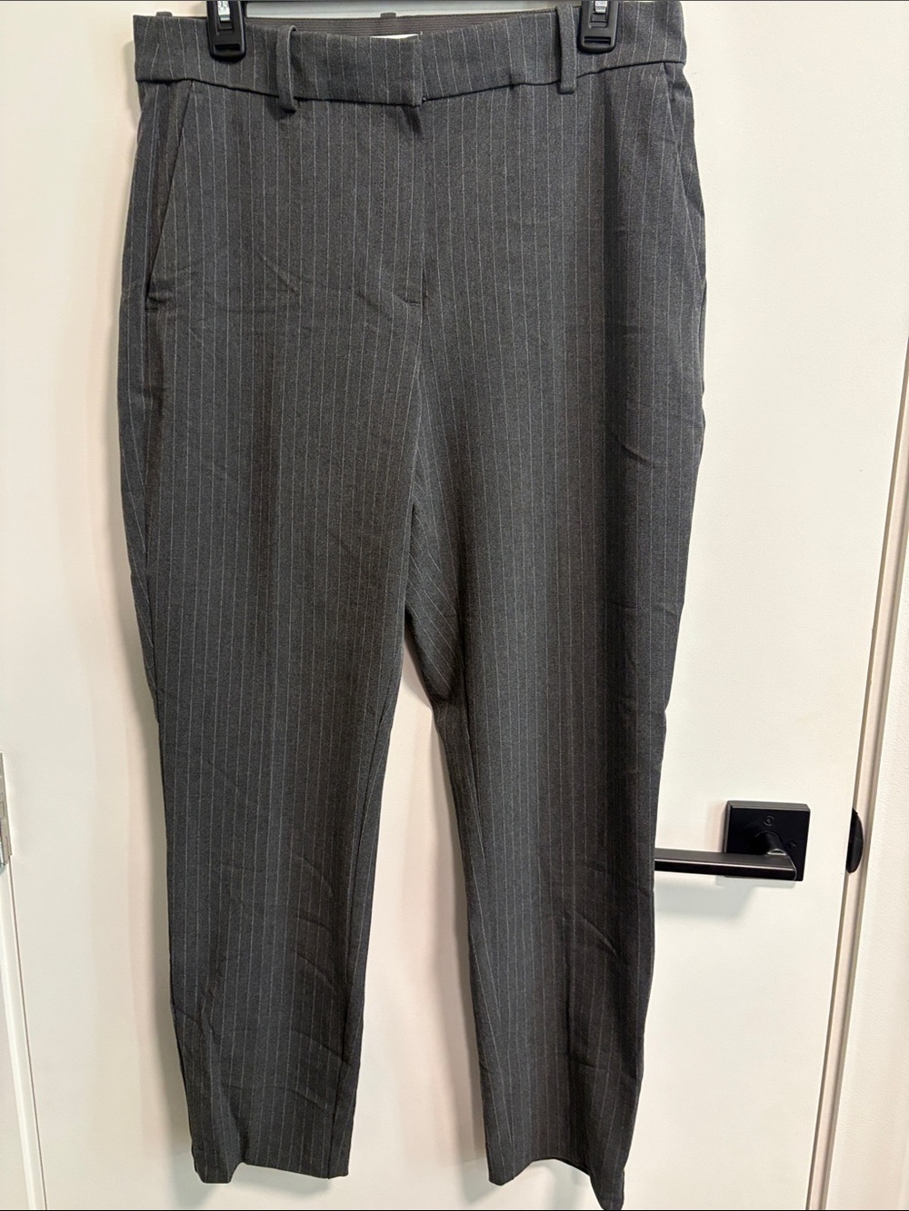 H&M Gray Pinstripe Women's Trousers
